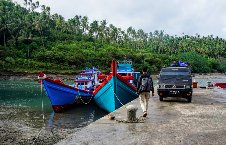 Dermaga Penyeberangan di Lampuyang, Pulo Aceh