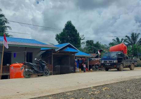 Wajah Sepaku penuh tandon air